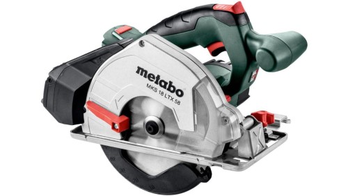 Akumulatorowa ręczna pilarka tarczowa do cięcia metalu Metabo MKS 18 LTX 58
