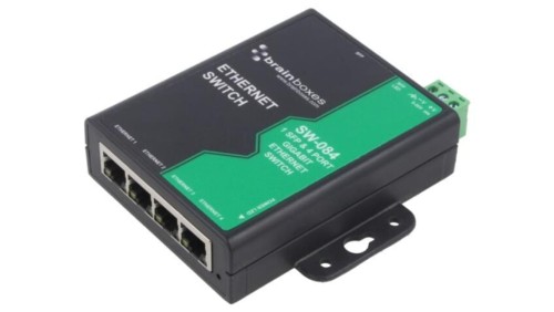 SW-084 Switch Ethernet, (niezarządzalny), liczba portów: 5, 5÷30V DC
