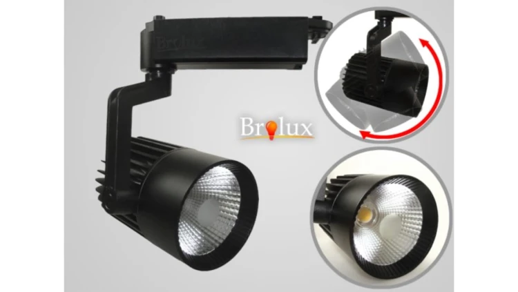 Track light LED Simo szyna 1 faza 30W DW czarny