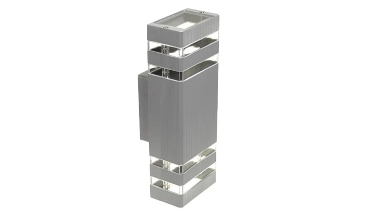 Oprawa elewacyjna Santa 2x GU10 szara RAL7040