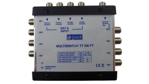 Multiswitch Telmor-Telmor TT 5/8 FT końcowy z zasilaczem