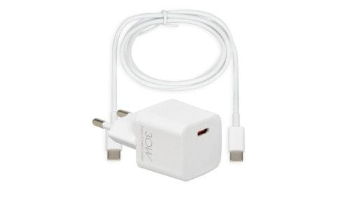 ŁADOWARKA SIECIOWA I-BOX C-38 PD30W USB-C, KABEL