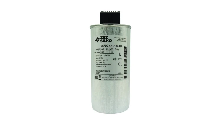 Kondensator 12,5kvar 440V Cn=3x68,51µF In=3x16,42A