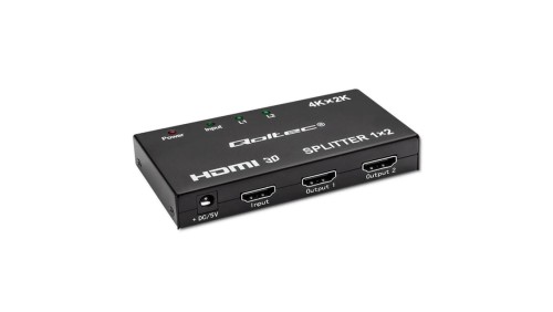 Qoltec Aktywny rozdzielacz Splitter 2 x HDMI 4K x 2K 3.4Gb/s High stability