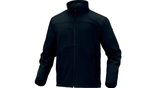 Bluza z tkaniny Softshell z poliestru, kolor Czarny, rozmiar: XL, LULE2NOXG