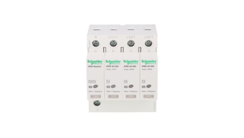 Ogranicznik przepięć Typ T2 3P+N 40kA iPRD-40-40kA-350V-3PN A9L40600