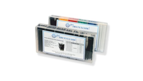 Zestaw rurek termokurczliwych czarnych RT-BOX100-10CZ