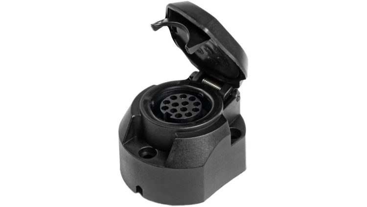 Gniazdo przyczepowe 13-pin 12V plastikowe na kabel