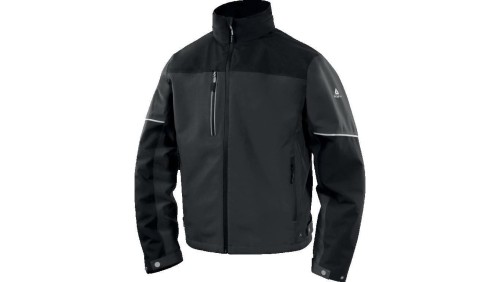 Wiatrówka z poliestru, wodoodporno-oddychająca, 2 warstwy laminowane, kolor Szaro-Czarny, rozmiar: 3XL, FLENGR3X