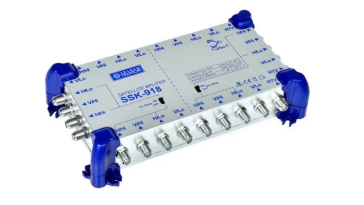 Rozgałęźnik SAT Telkom-Telmor T-urbo-T SSK-918 9-wejść / 2x9-wyjść