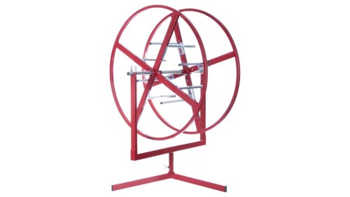 Rozwijak obrotowy do rur ogrzewania podłogowego PERT PEX (400m) i peszli karbowanych pionowy fi: 90cm