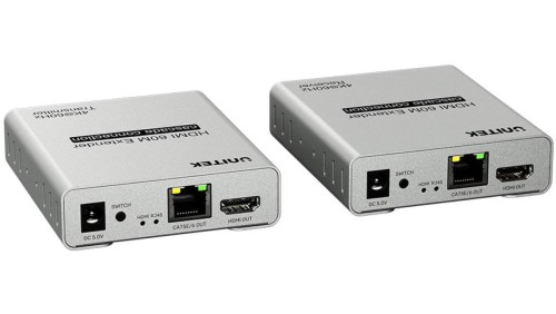 Ekstender HDMI 2.0 4K przez Ethernet do 60m Unitek V1164A