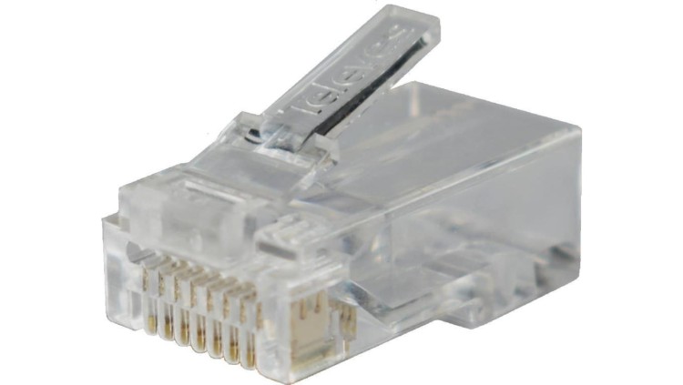 Złącze RJ45 męskie pass through UTP Kat 6 ref. 209906