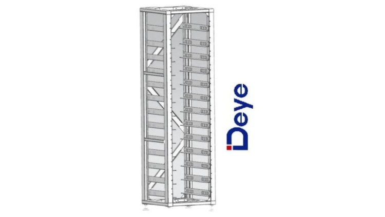 Deye stojak szafa na akumulatory Rack BOS-G HV (12+1 półek)
