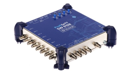 Wzmacniacz wielozakresowy z multiswitchem 5/8 Telkom-Telmor SW-9108 MULTIBAS PROFISETT