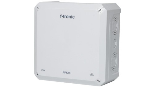Puszka instalacyjna natynkowa NFK18 180x180x93mm bezhalogenowa hermetyczna IP66 szara NEPTUN Compact F-TRONIC