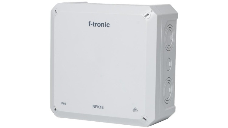 Puszka instalacyjna natynkowa NFK18 180x180x93mm bezhalogenowa hermetyczna IP66 szara NEPTUN Compact F-TRONIC