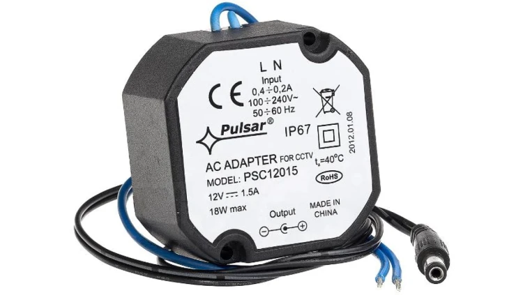 ZASILACZ IMPULSOWY HERMETYCZNY Pulsar PSC12015 12V/1,5A