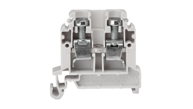 Złączka szynowa 0,5-10 mm2 szara ZG-G10 A11-8308
