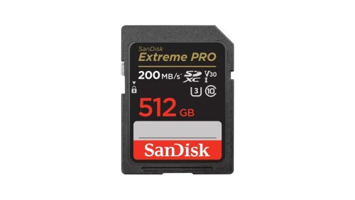 SANDISK EXTREME PRO SDXC 512GB 200/140 MB/s A2
