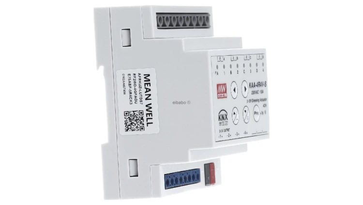 Aktuator ściemniający KNX 4-kanałowy 10A Data Secure KAA-4R4V-10S