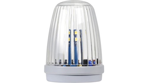 Lampa LED Proxima KOGUT BIAŁA z anteną 433.92 MHz (24/230V DC/AC) świeci na żółto