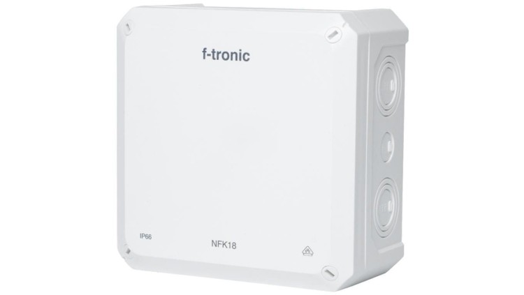 Puszka instalacyjna natynkowa NFK18 180x180x93mm bezhalogenowa hermetyczna IP66 biała NEPTUN Compact F-TRONIC