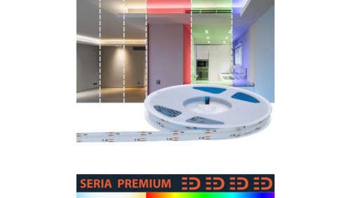 Taśma Premium 24V COB 840led RGB+CCT (5) RGB + Tunable White