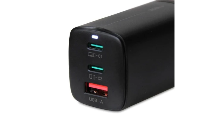 ŁADOWARKA SIECIOWA I-BOX C-65 GAN PD65W KABEL, CZARNA