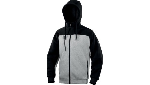 Bluza Molton z poliestrui bawełny, kolor Szaro-Czarny, rozmiar: XL, BORGOGRXG