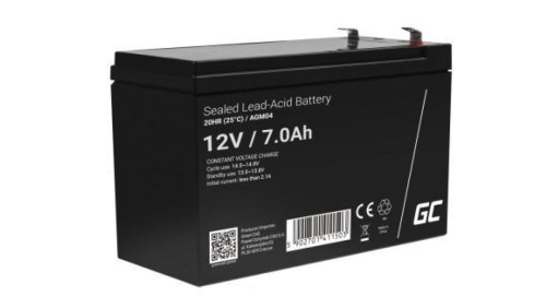 AKUMULATOR AGM Green Cell VRLA 12V 7Ah