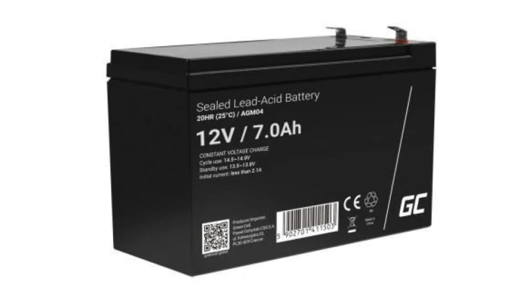 AKUMULATOR AGM Green Cell VRLA 12V 7Ah