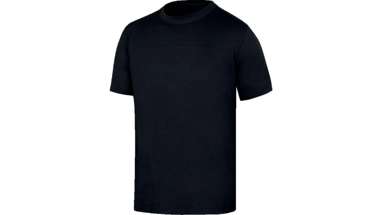T-shirt z bawełny, kolor Czarny, rozmiar: L, GENO2NOGT