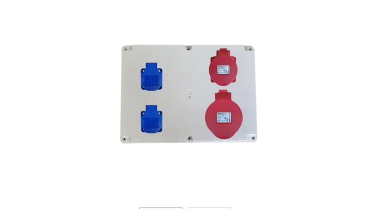 Rozdzielnica ścienna 2x230V IP44 1x16A IP44 1x32A IP44 bez kabla 40203005 29653 X-51479-0035