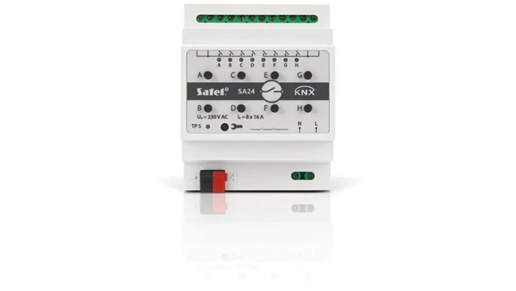 SATEL KNX 8-kanałowy aktor przełączający KNX-SA24