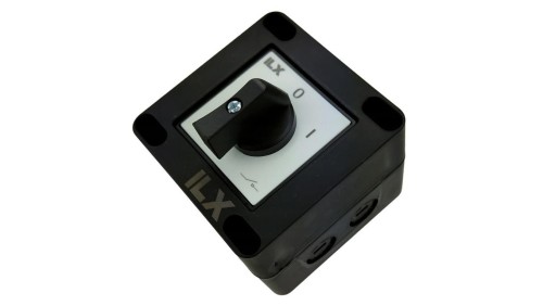 ŁĄCZNIK KRZYWKOWY 20A 0-1 3F W OBUDOWIE IP65