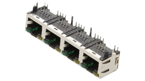 5406552-1 INV MJ,1X4,PNL GRD, LED (G/Y)