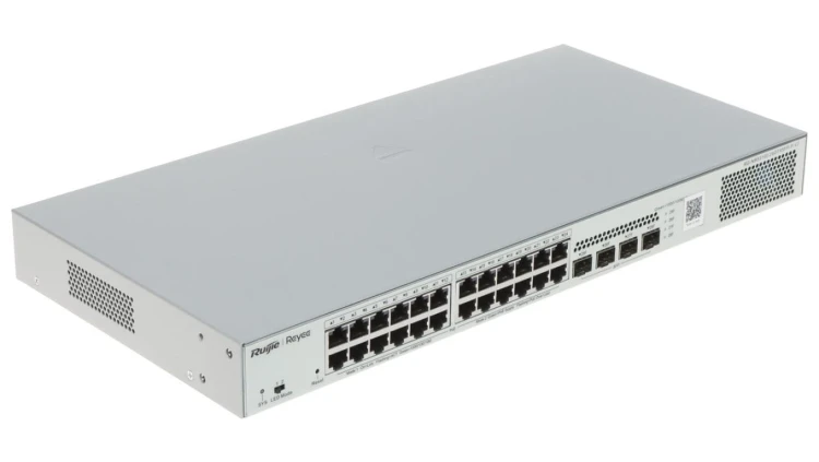 Switch PoE Rack 19” RG-NBS3100-24GT4SFP-P-V2 24xGigabit PoE 4xSFP