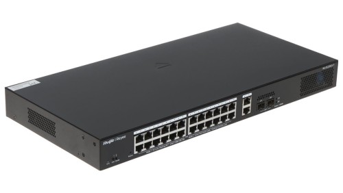 Switch PoE Rack 19” RG-ES228GS-P 26xGE 24xGigabit PoE 2xSFP