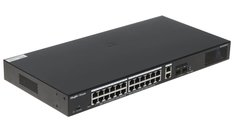 Switch PoE Rack 19” RG-ES228GS-P 26xGE 24xGigabit PoE 2xSFP