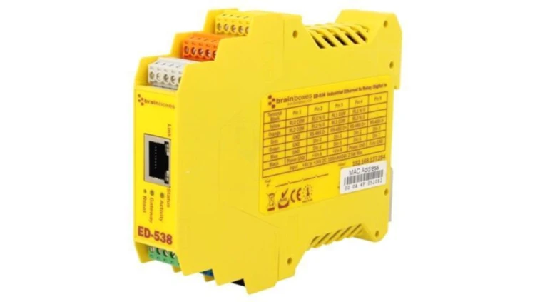ED-538 Bramka Modbus, liczba portów: 1, 5÷30V DC, na szynę DIN, Ethernet