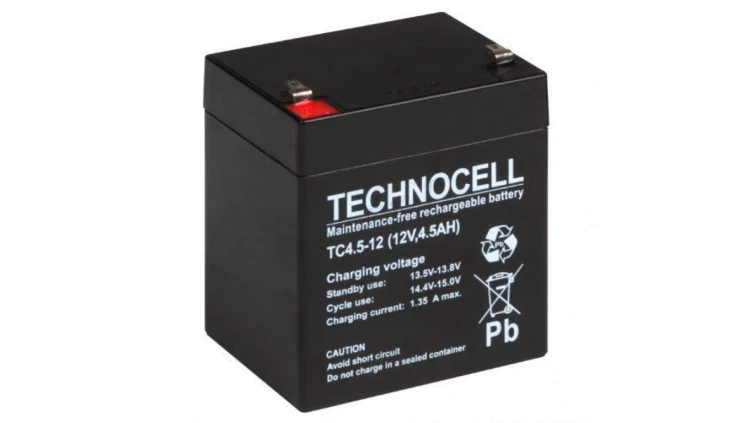 Akumulator AGM TECHNOCELL serii TC 12V 4,5Ah