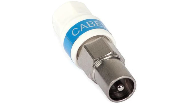 Wtyk antenowy IEC Cabelcon na przewód RG-6/Triset-113 Self-Install