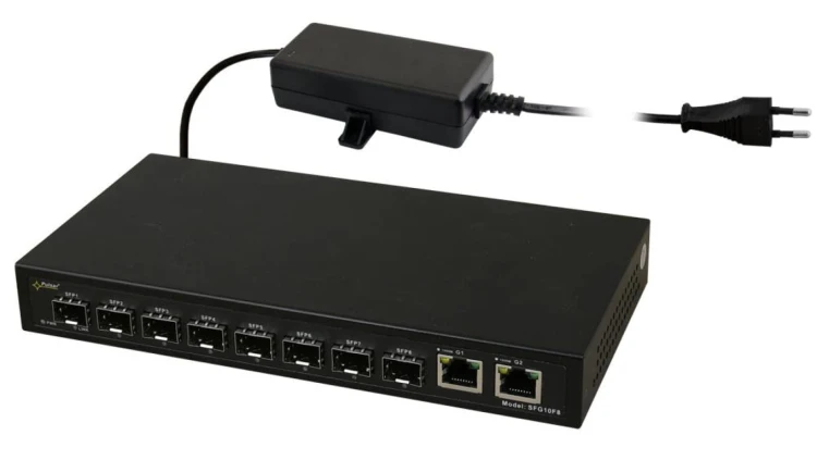 Switch optyczny PULSAR SFG10F8 (8xSFP, 2xRJ45)