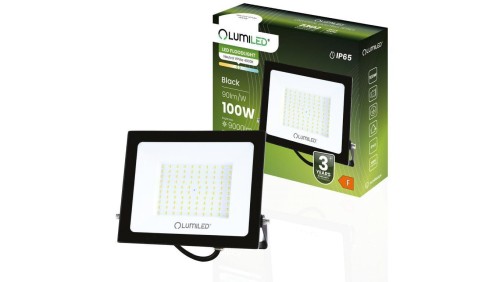 Naświetlacz LED ZUNA2 100W 9000lm 4000K IP65 Czarny LUMILED