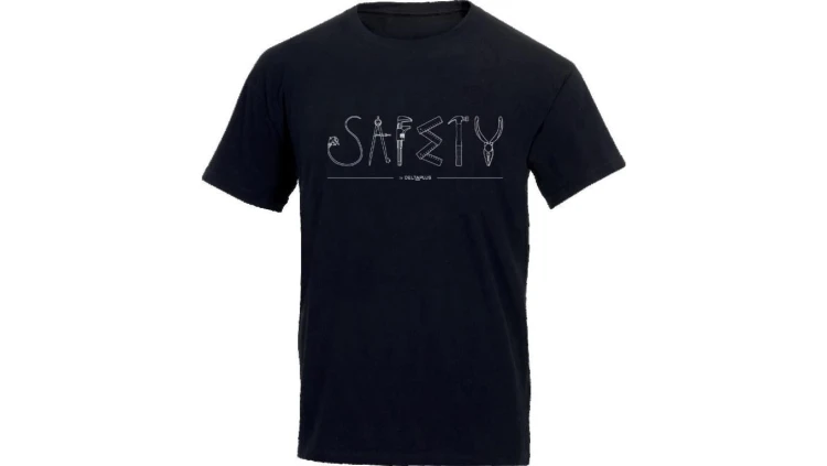 T-shirt z bawełny, kolor Czarny, rozmiar: XXL, SINGANOXX