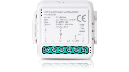 GISE Smart Pojedynczy moduł przekaźnikowy (bez N) Zigbee Tuya GSS-ZB-NN