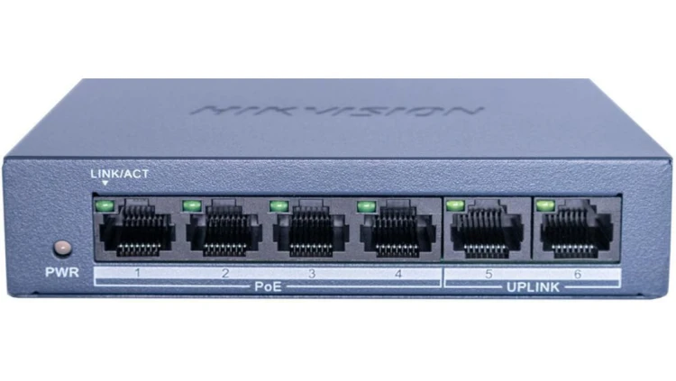 SWITCH HIKVISION DS-XS0106-P/Polish