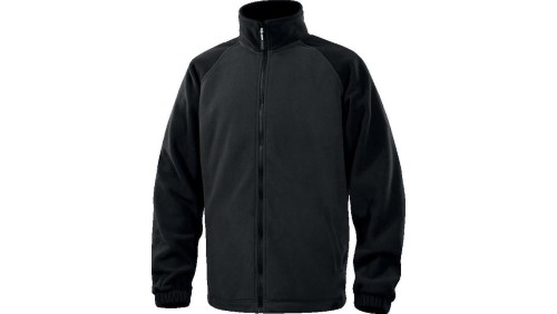 Bluza z polaru, poliestru, kolor Szaro-Czarny, rozmiar: M, VERN2GRTM