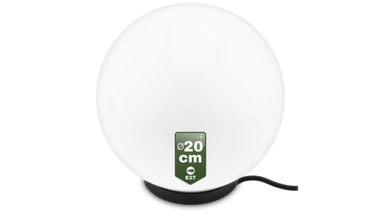 Oprawa Ogrodowa Zewnętrzna KULA LED 20CM E27 IP65 LUMIKULA2 LUMILED